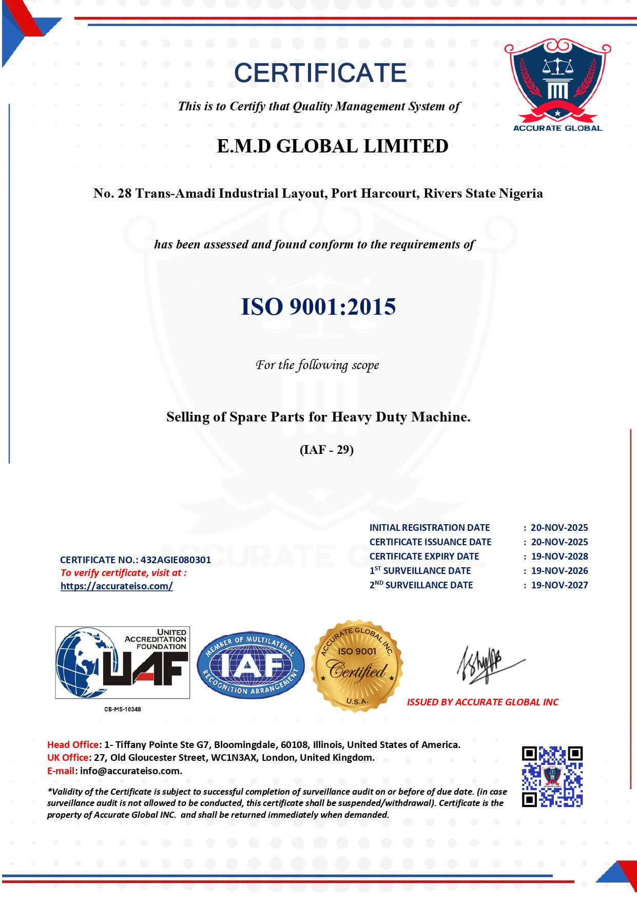 ISO 9001:2015