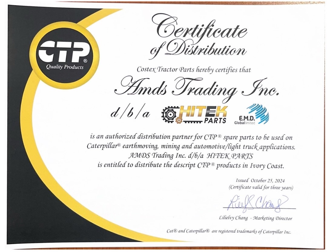 COSTEX- CTP Certificate